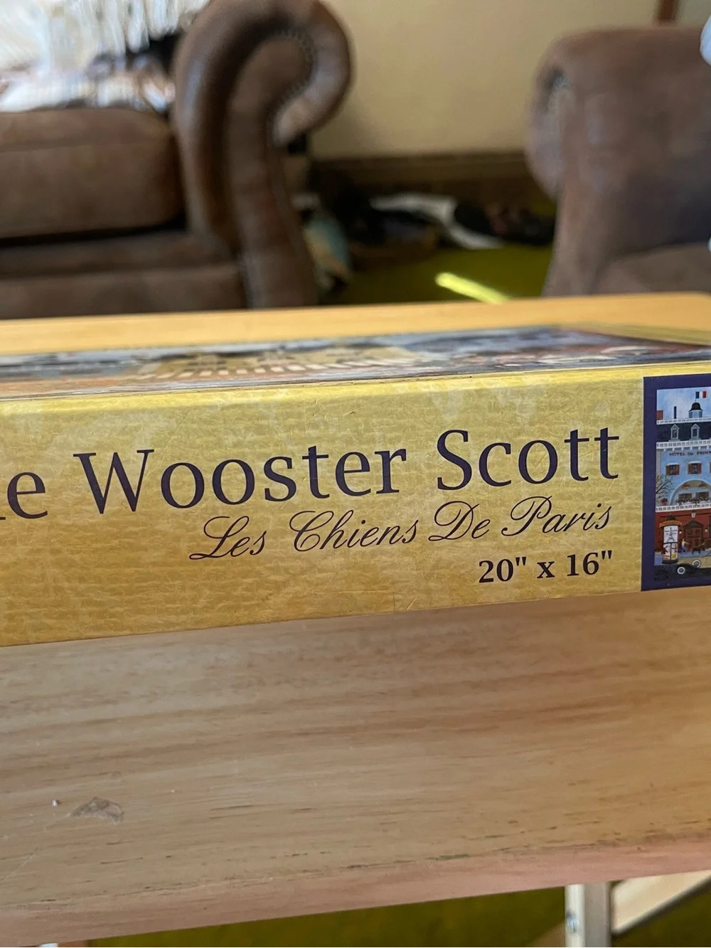 Jane Wooster Scott 500 Piece Les Chins Des Paris Puzzle 20”x16”